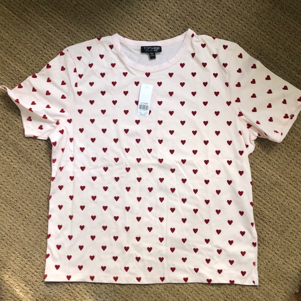 Topshop patterned tshirt